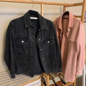 asos DENIM black jean jacket